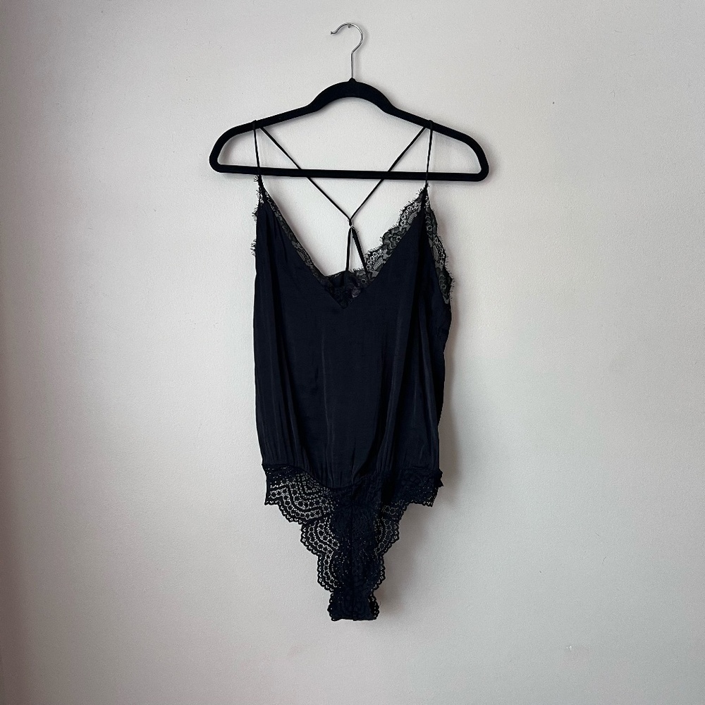 Free People Silk and Lace Bodysuits